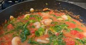Cajun Shrimp and Greens Soup
