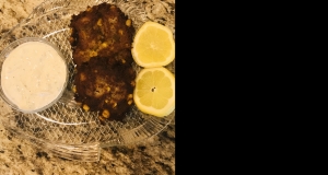 Corn and Crab Fritters with Lemon Aioli