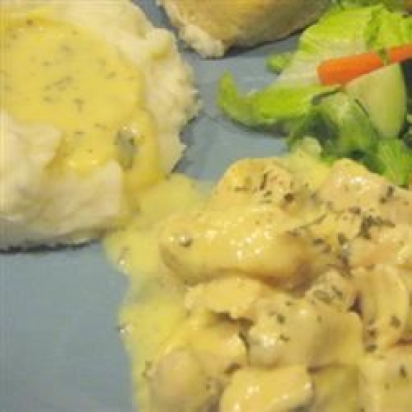 Secret Recipe Chicken Fricassee