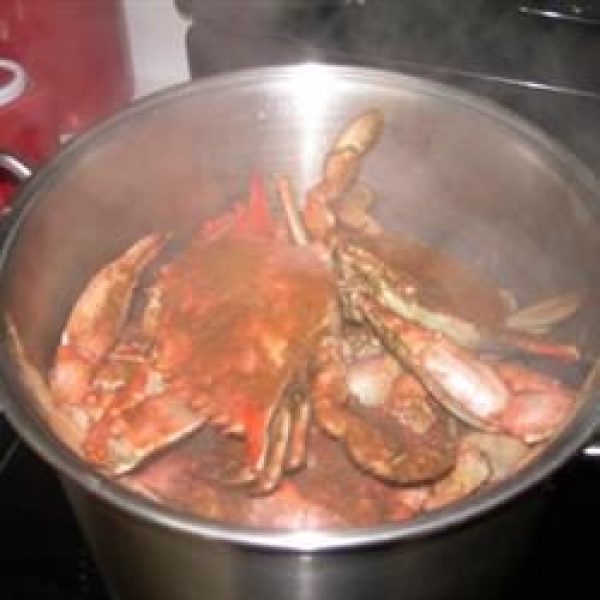 Steamed Blue Crabs