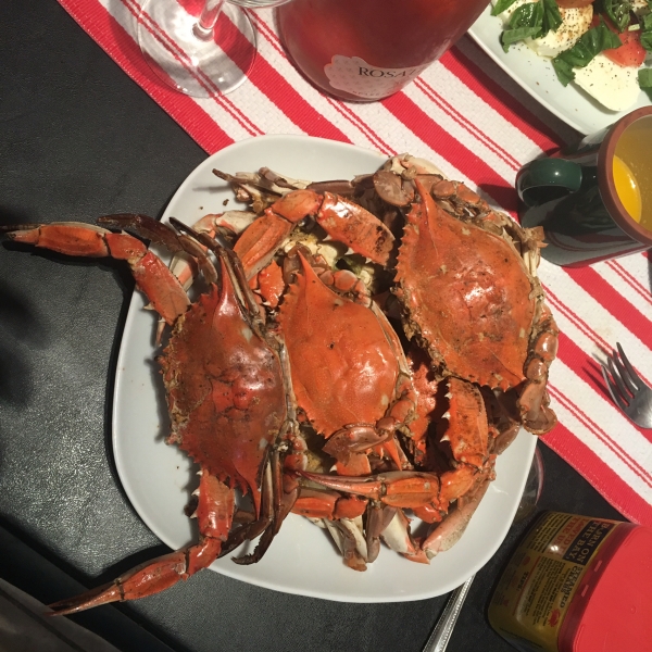 Steamed Blue Crabs