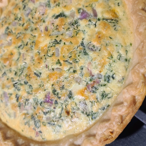 Spinach and Ham Quiche