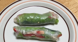 Chicken Caesar Spring Rolls