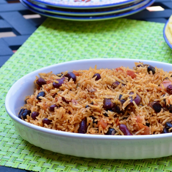 The Best Baked Rice and Beans