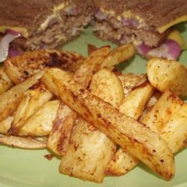 Totally Tangy Baked French Fries