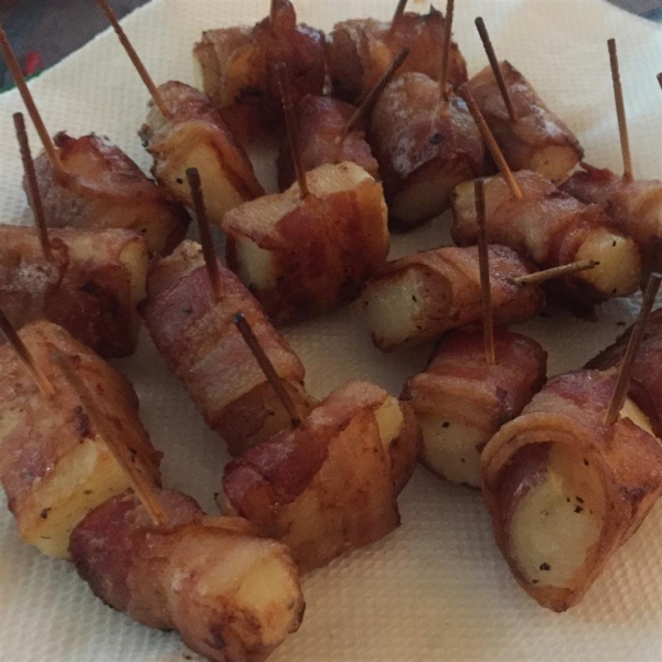 Bacon Wrapped New Potatoes