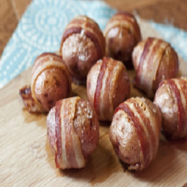 Bacon Wrapped New Potatoes