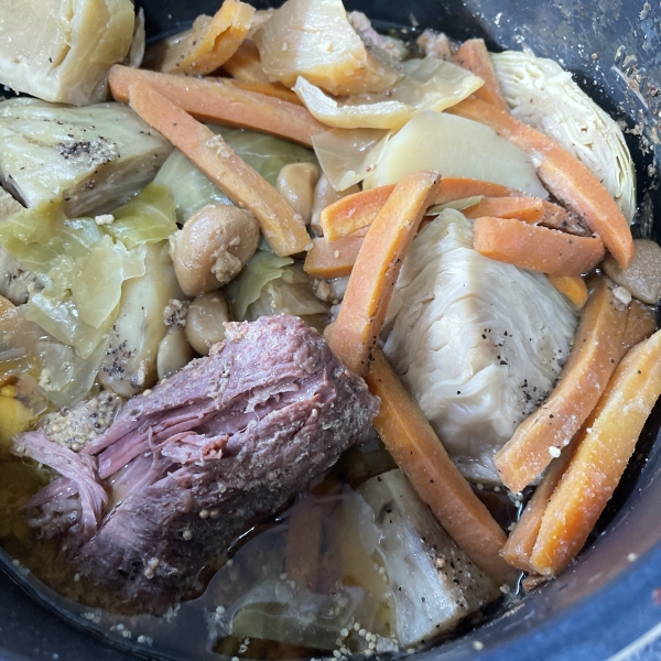 Sarah's Slow-Cooker Corned Beef and Cabbage