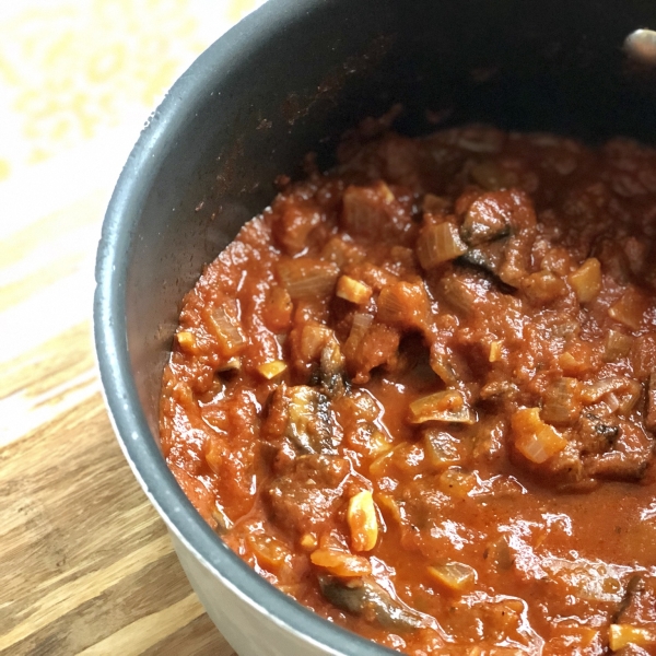 Vegan Mushroom Bolognese