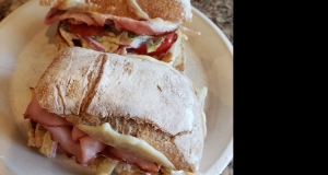 Ciabatta Grinder Salad Sandwich