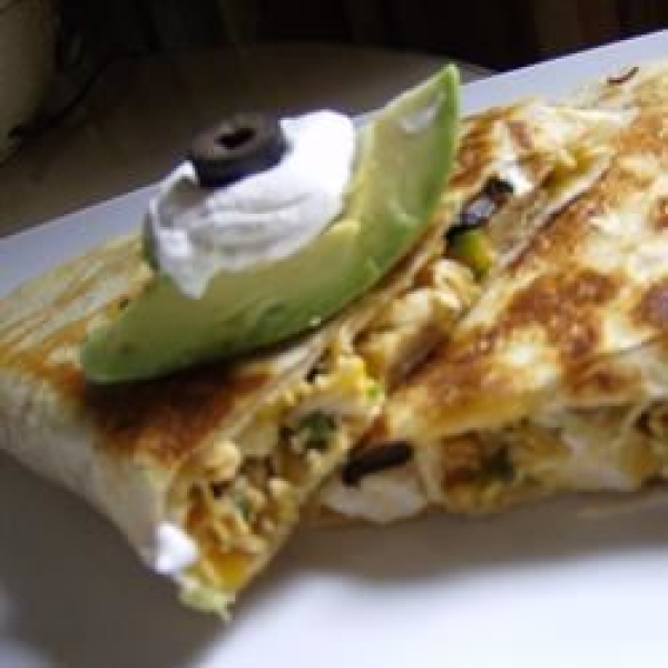 Grilled Chicken Quesadillas