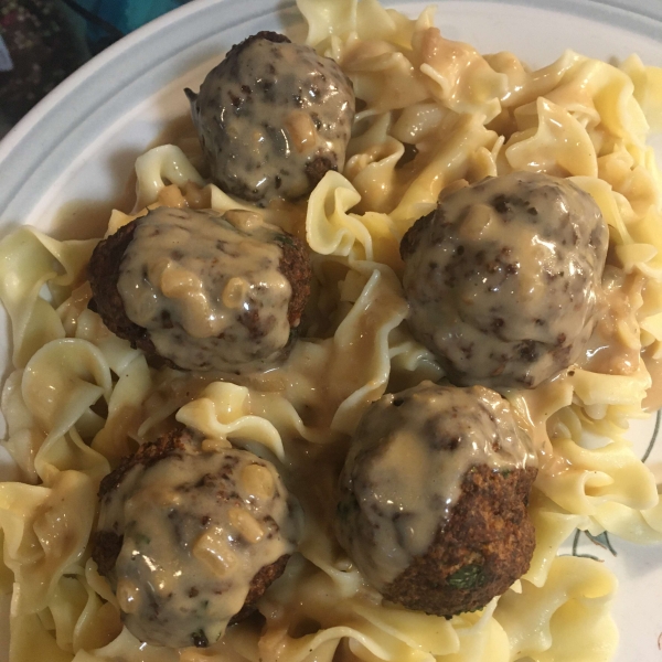 French Onion Meatballs