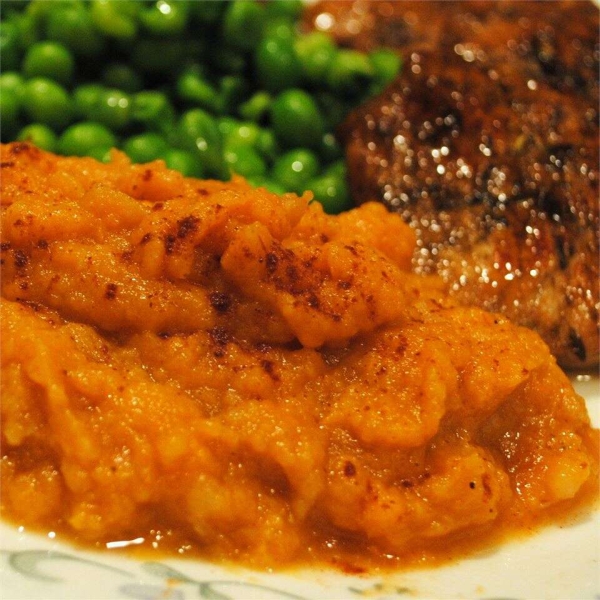 Mashed Sweet Potatoes and Pears