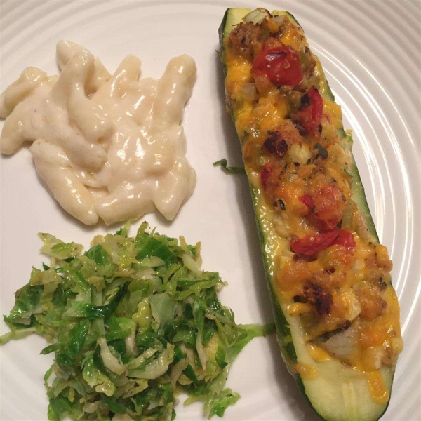 Zucchini Boats on the Grill