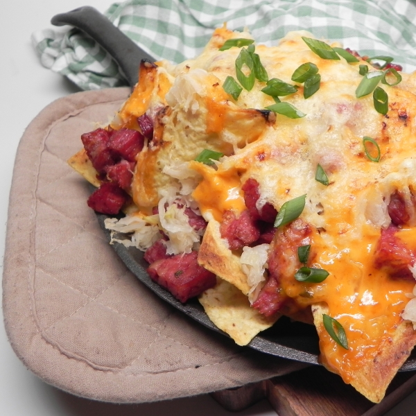 Reuben Nachos for Two