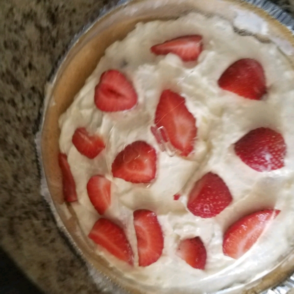 No Bake Sugar Free Strawberry Cheesecake