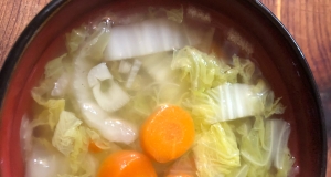 Chinese Cabbage and Ginger Soup