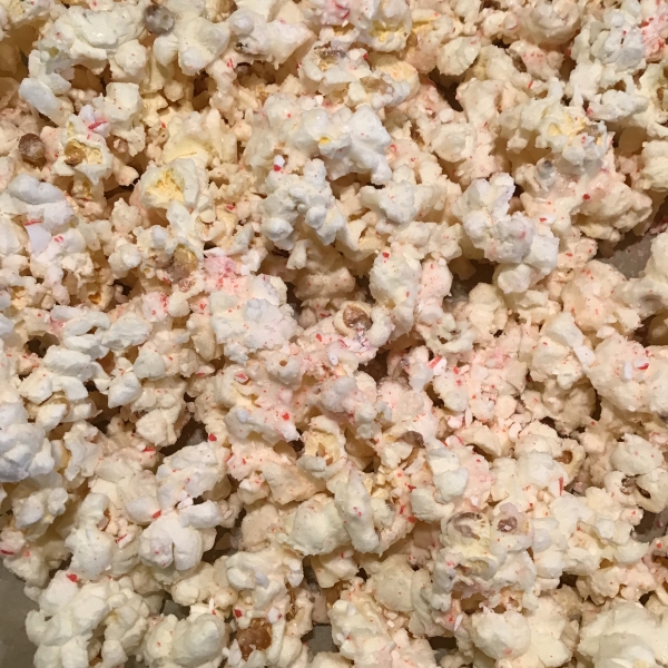 Holiday White Chocolate Popcorn