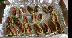 Peanut Butter Stuffed Jalapenos