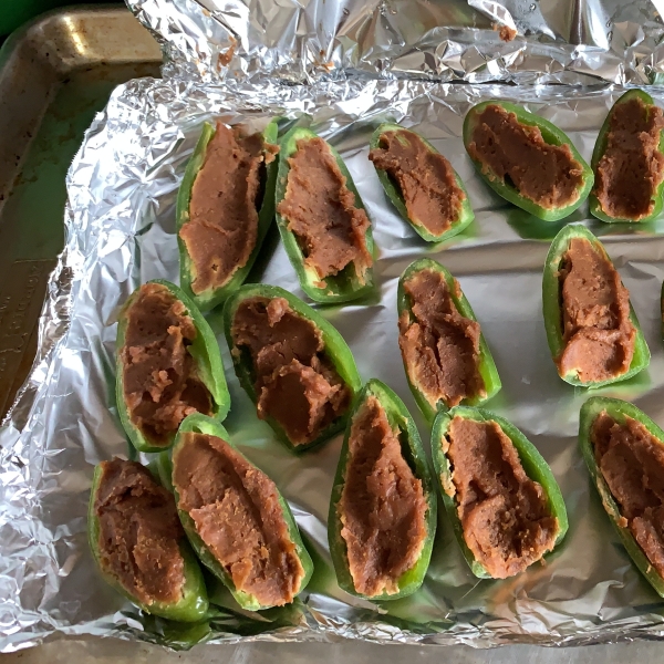 Peanut Butter Stuffed Jalapenos