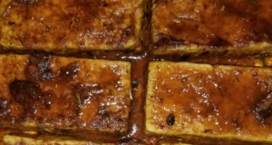 Crispy Barbequed Tofu Slices