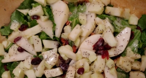 Winter Fruit Salad with Lemon Poppyseed Dressing