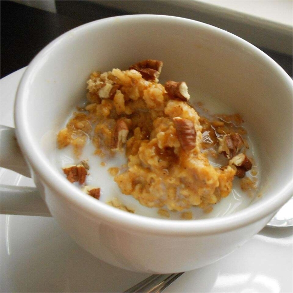 Quick Pumpkin Oatmeal