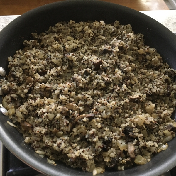 Quinoa with Mushrooms