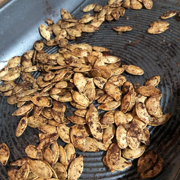 Pumpkin Seeds with Cinnamon and Salt