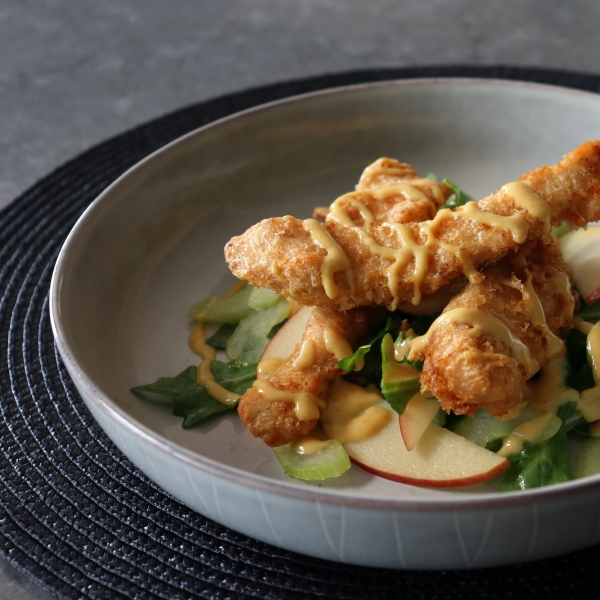 Crispy Cider-Battered Chicken Fingers