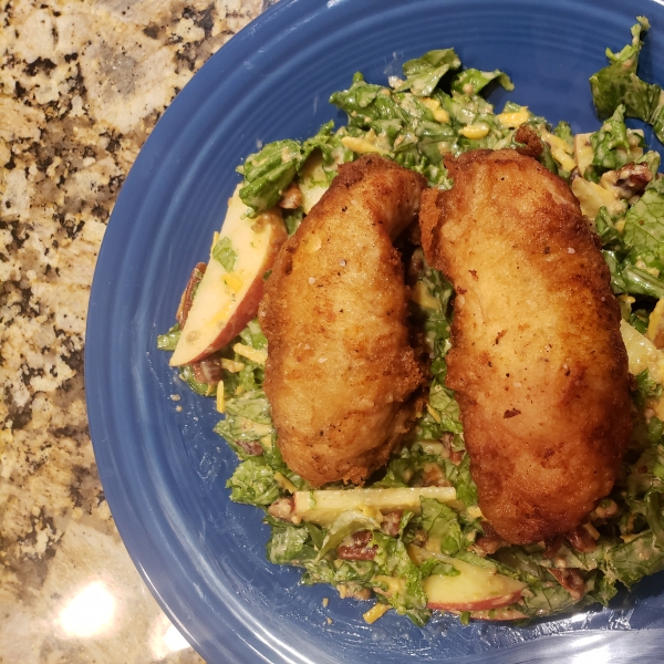 Crispy Cider-Battered Chicken Fingers