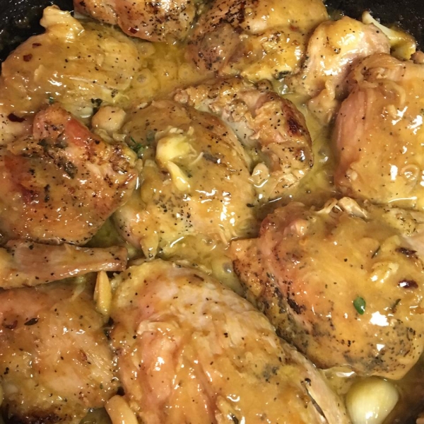 Chicken with 20 Cloves of Garlic
