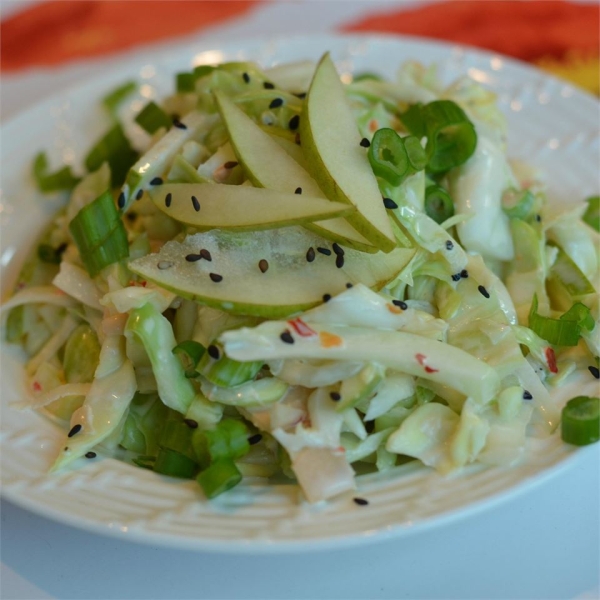 Pickled Ginger Asian Pear Coleslaw