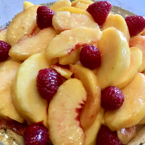 No Bake Peach Pie