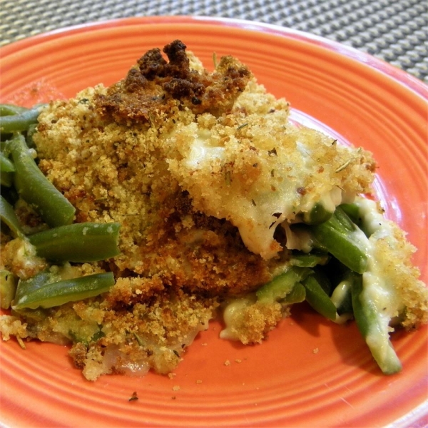 Cheesy Green Bean Dish