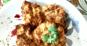 Air Fryer Chicken Thigh Schnitzel