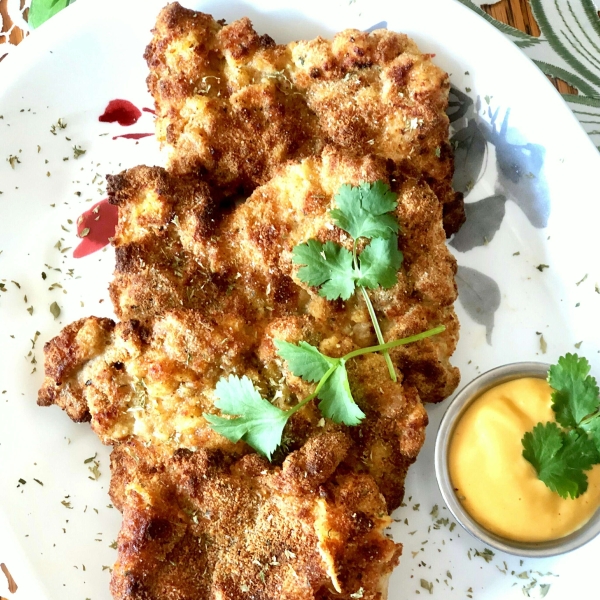 Air Fryer Chicken Thigh Schnitzel