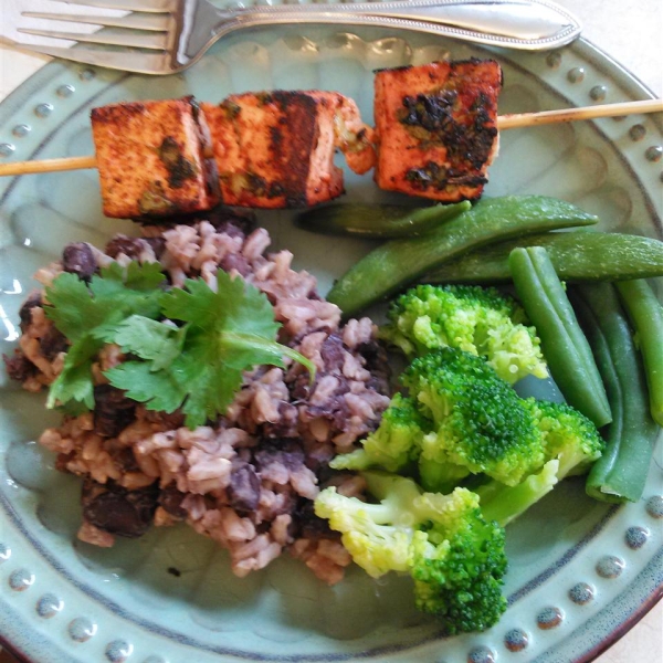 Cilantro Lime Grilled Tofu