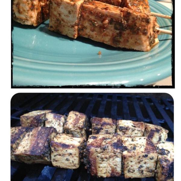 Cilantro Lime Grilled Tofu