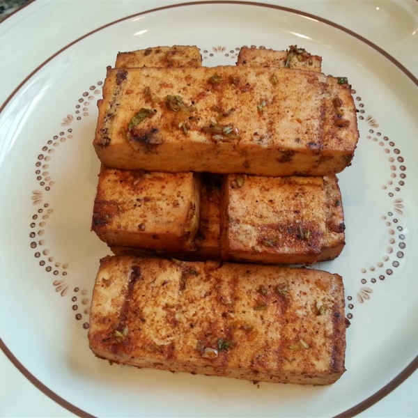 Cilantro Lime Grilled Tofu