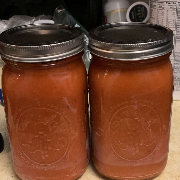 Canning Tomato Sauce from Fresh Tomatoes