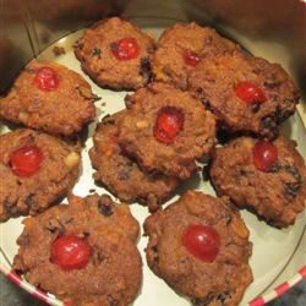 Delicious Whole Wheat Fruitcake Cookies