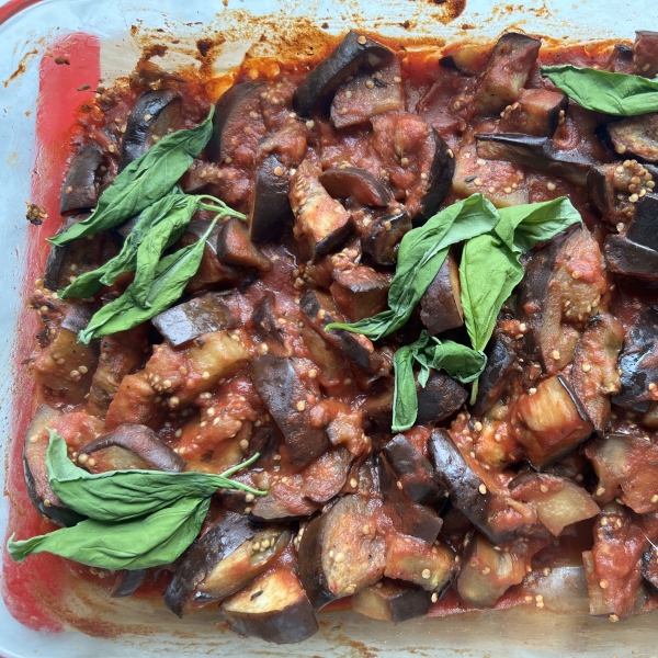 Spicy Roasted Eggplant