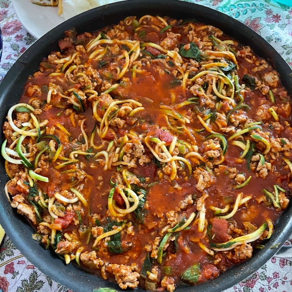 Turkey Spaghetti Zoodles