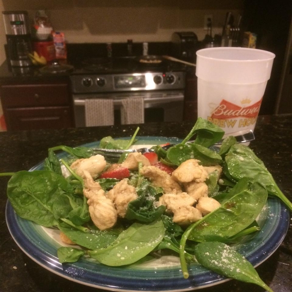 Spring Strawberry Salad with Chicken