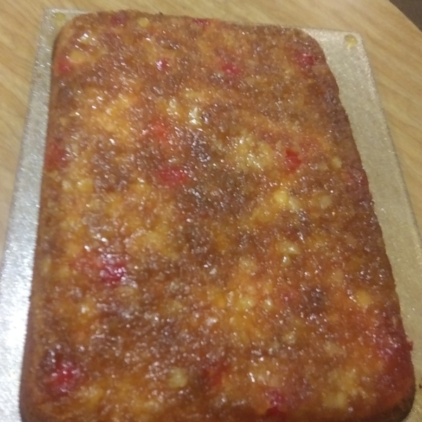 Pineapple-Cherry Upside-Down Cake