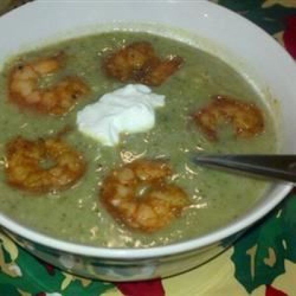 Poblano Chile Pepper Soup