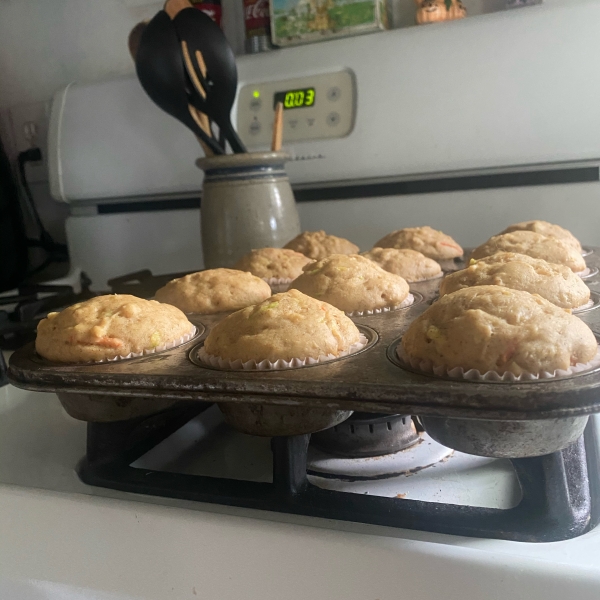 Carrot, Apple, and Zucchini Muffins