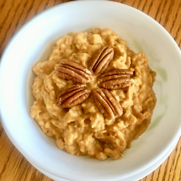 Vegan Pumpkin Oatmeal