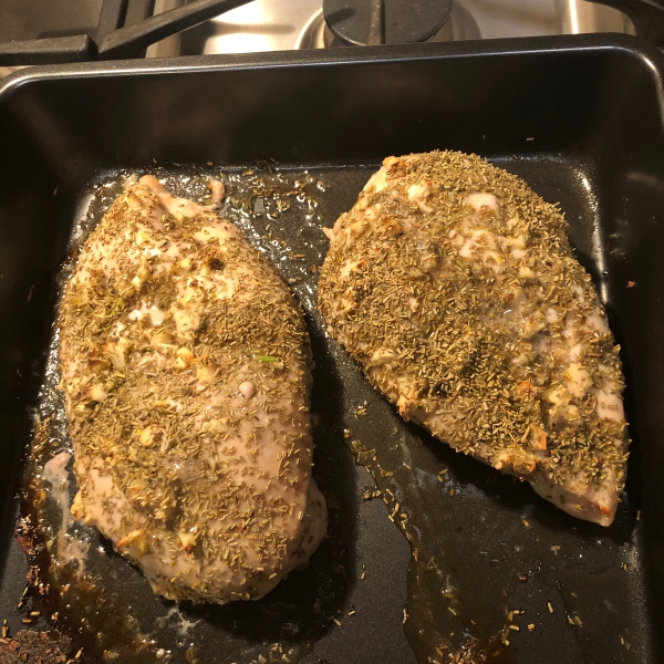 Easy Garlic and Rosemary Chicken